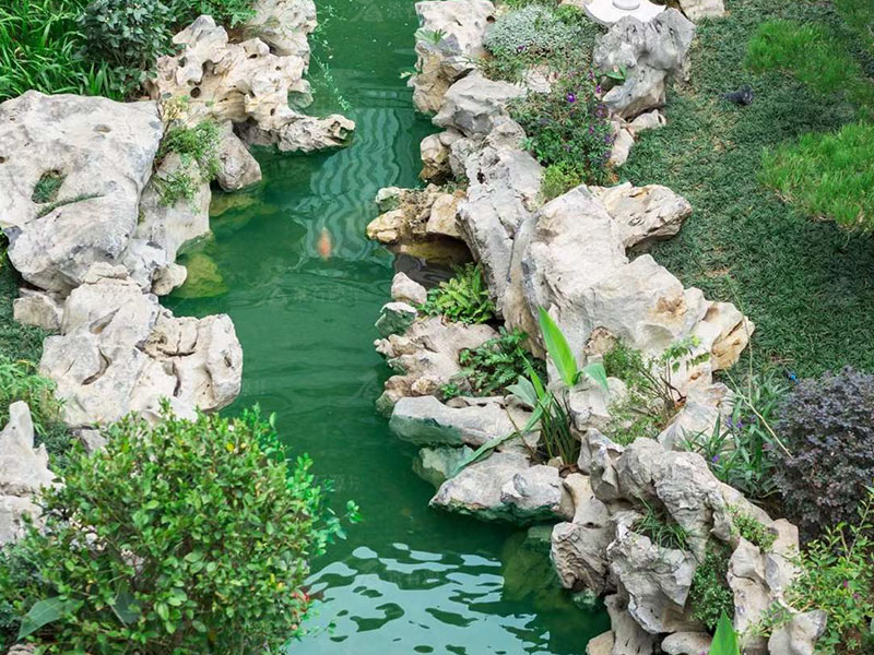 广西太湖石天然原石庭院摆件园林观景石头造景假山石仿奇石灵璧石